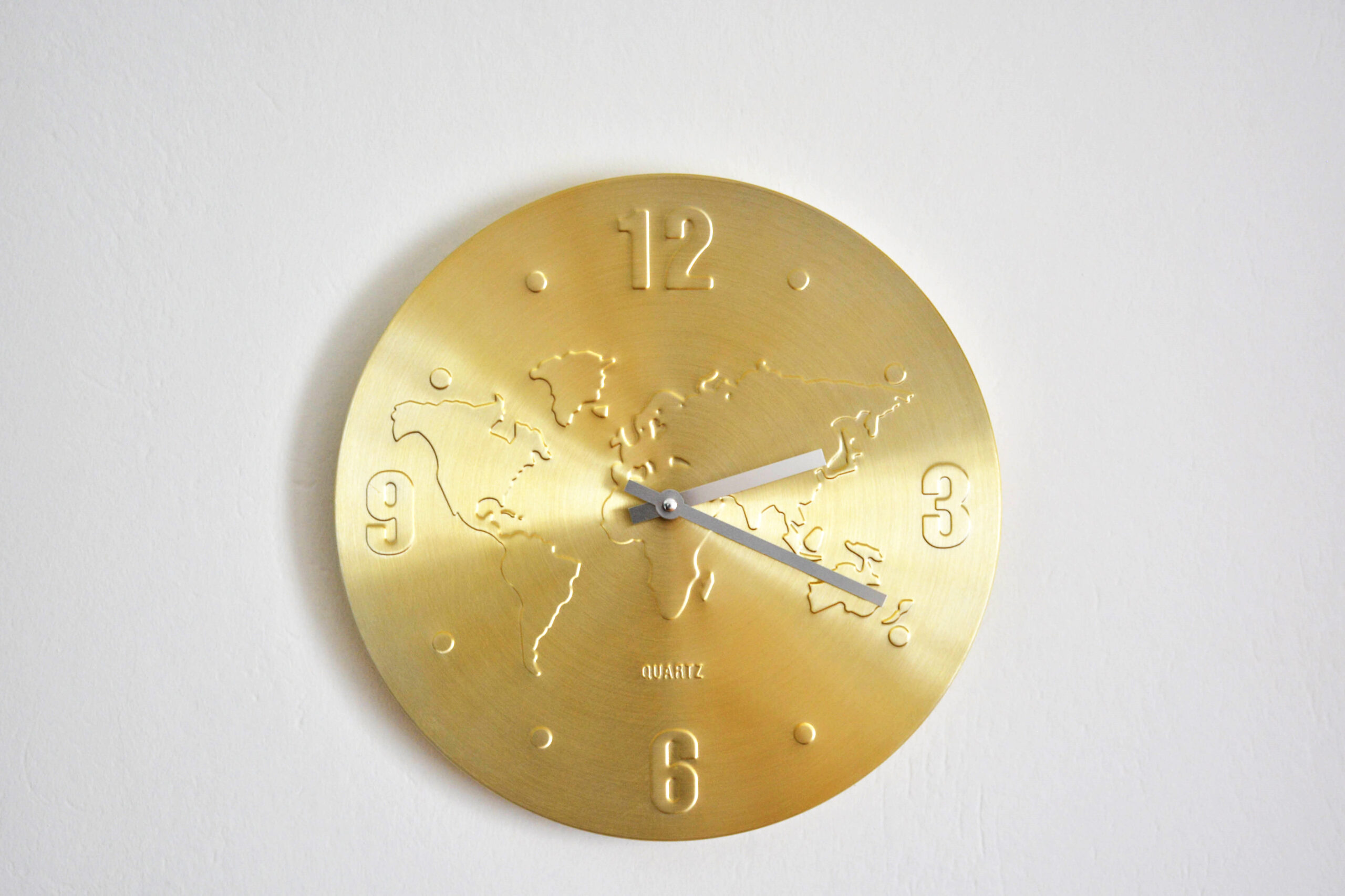 golden wall clock
